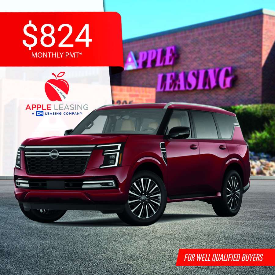 Stately full-size 2026 Nissan Armada SV RWD SUV featuring premium 18-inch alloy wheels and a commanding road presence.